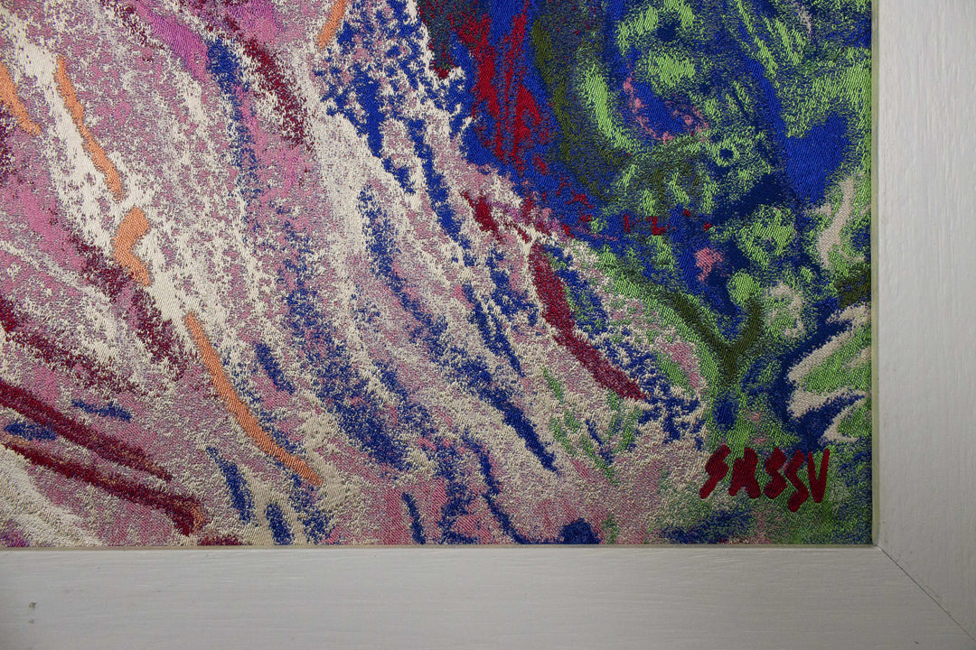 SASSU Aligi, Coffee and horse on rock, 1989, Original signed etching