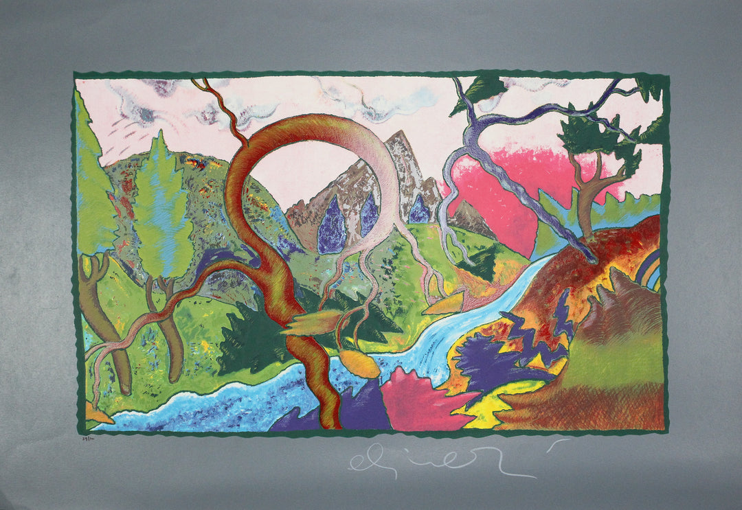Max Ernst, Liebespaar, acquaforte originale del 1966