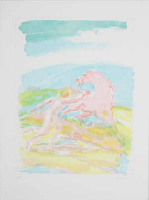 SASSU Aligi, Manuscriptum, 1992, Acquaforte originale firmata