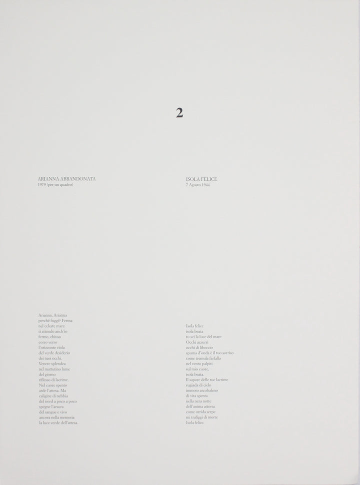 SASSU Aligi, Manuscriptum, 1992, Acquaforte originale firmata
