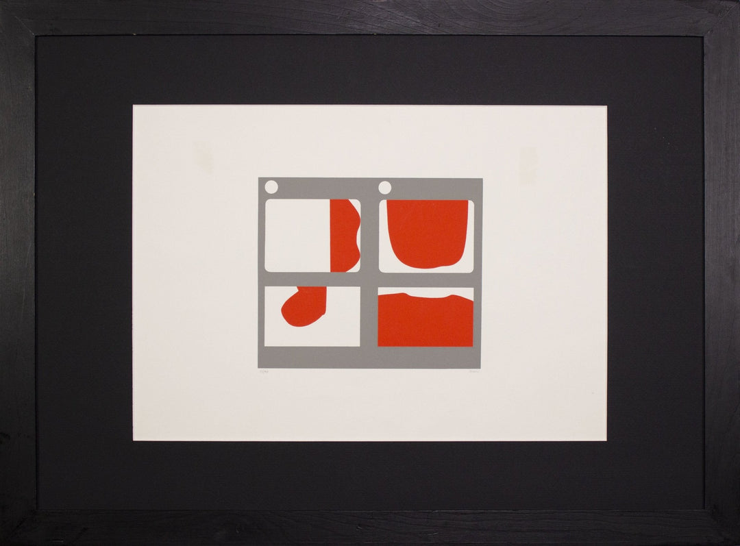 BURRI Alberto, Lettere, Serigrafia originale firmata, 1969 - EmporiumArt