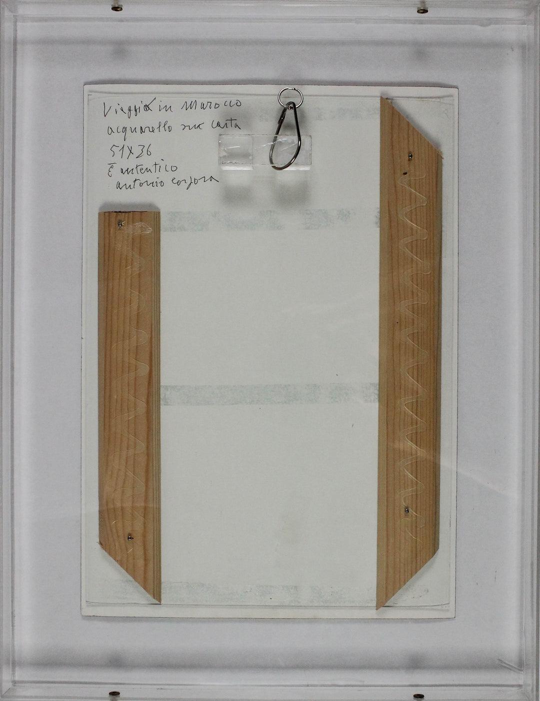 Antonio Corpora, Viaggio in Marocco, Acquerello su carta originale firmata - EmporiumArt