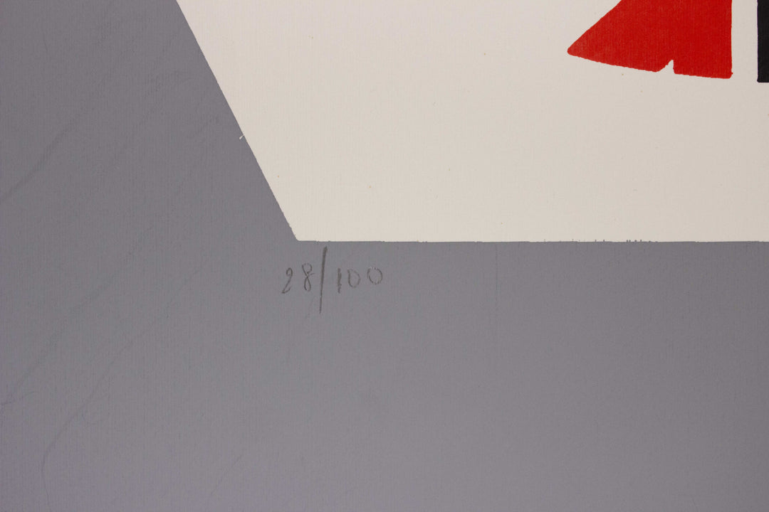 CUCCHI Enzo, originale signierte Serigrafie
