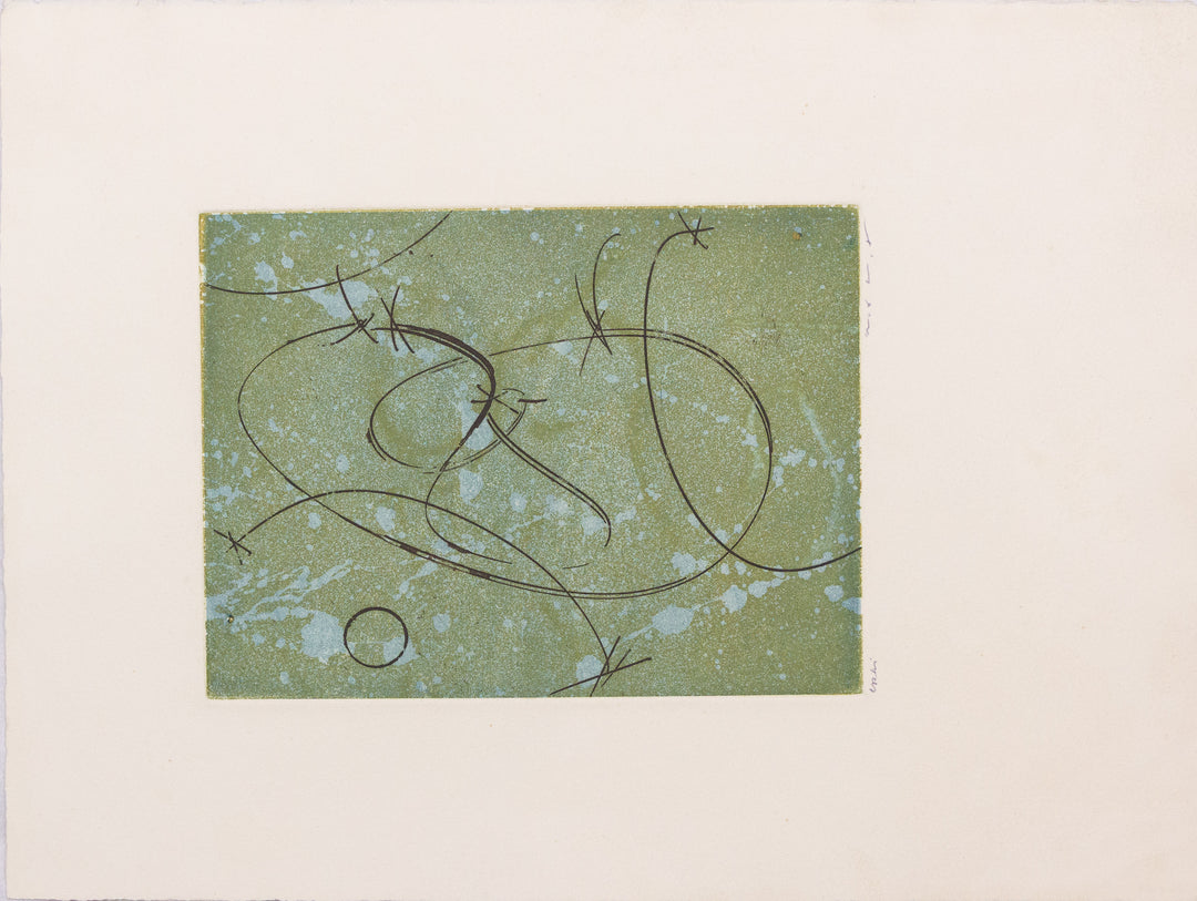 ERNST Max, Hommage an Marcel Duchamp, 1970, originale Aquatinta signiert