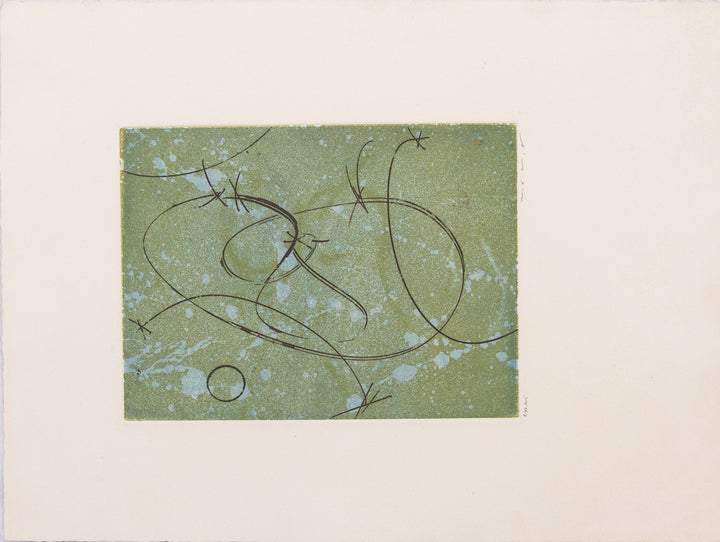 ERNST Max, Hommage an Marcel Duchamp, 1970, originale Aquatinta signiert