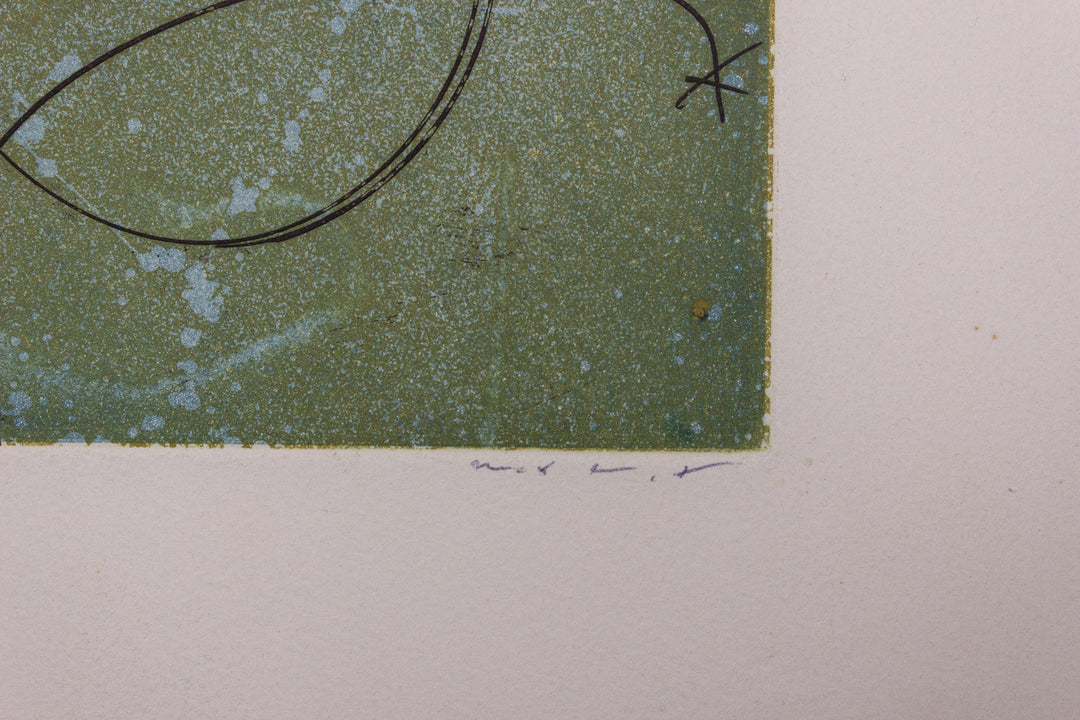 ERNST Max, Hommage an Marcel Duchamp, 1970, originale Aquatinta signiert
