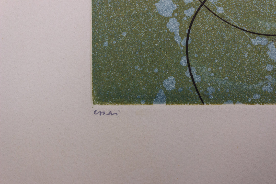 ERNST Max, Hommage an Marcel Duchamp, 1970, originale Aquatinta signiert