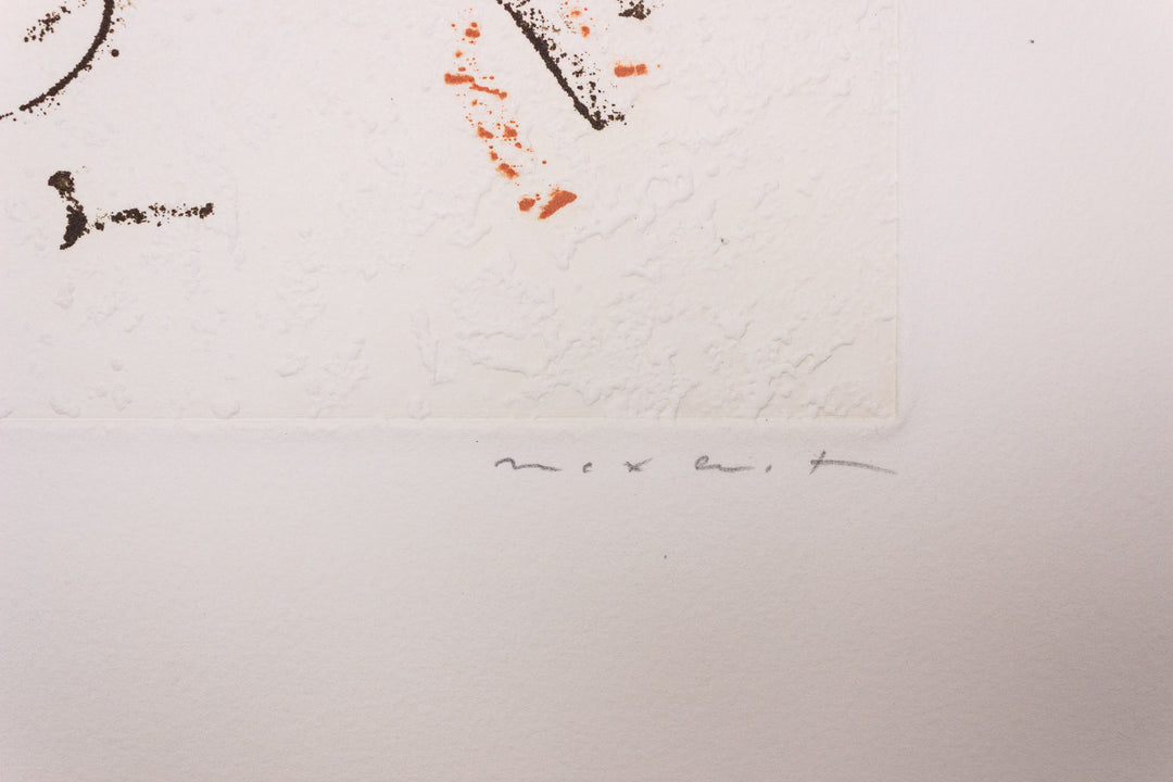 ERNST Max, Couple amoureux, 1966, Eau-forte originale signée