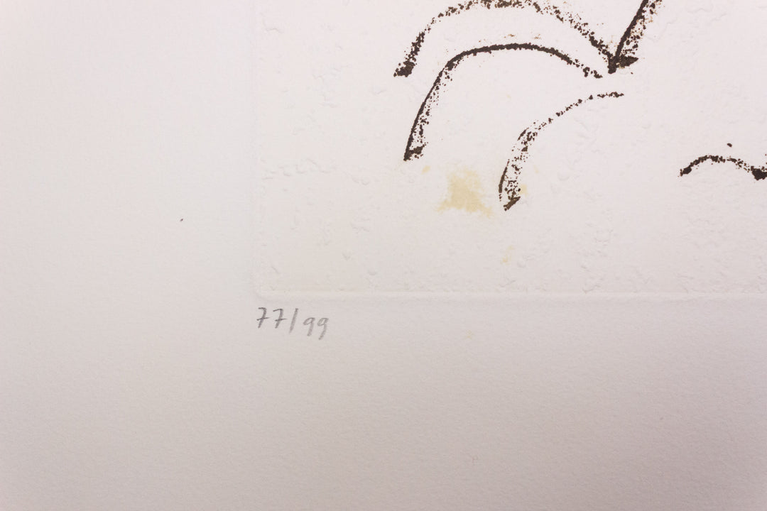 ERNST Max, Couple amoureux, 1966, Eau-forte originale signée