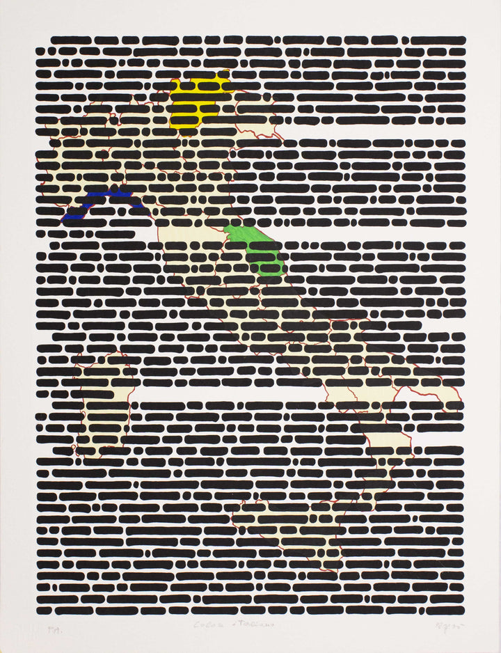 ISGRÒ Emilio, Couleur italienne, 2018, Sérigraphie originale signée