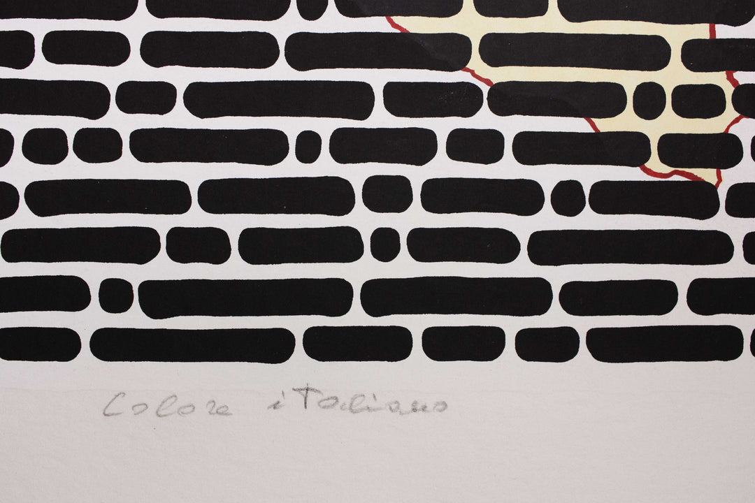 ISGRÒ Emilio, Couleur italienne, 2018, Sérigraphie originale signée