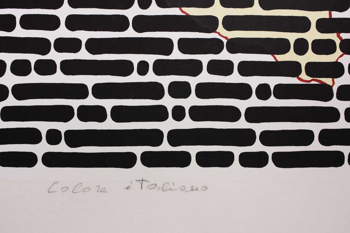 ISGRÒ Emilio, Couleur italienne, 2018, Sérigraphie originale signée