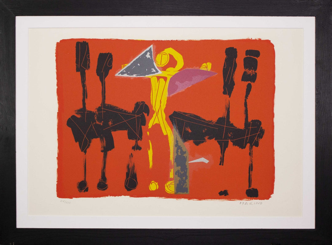 MARINI Marino, Chevaux et cavaliers IV, 1972, Litografia originale firmata - EmporiumArt