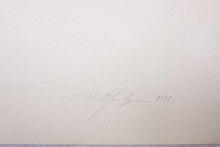 MARCHEGIANI Elio, Color Weights, 1977, Original Signed Etching