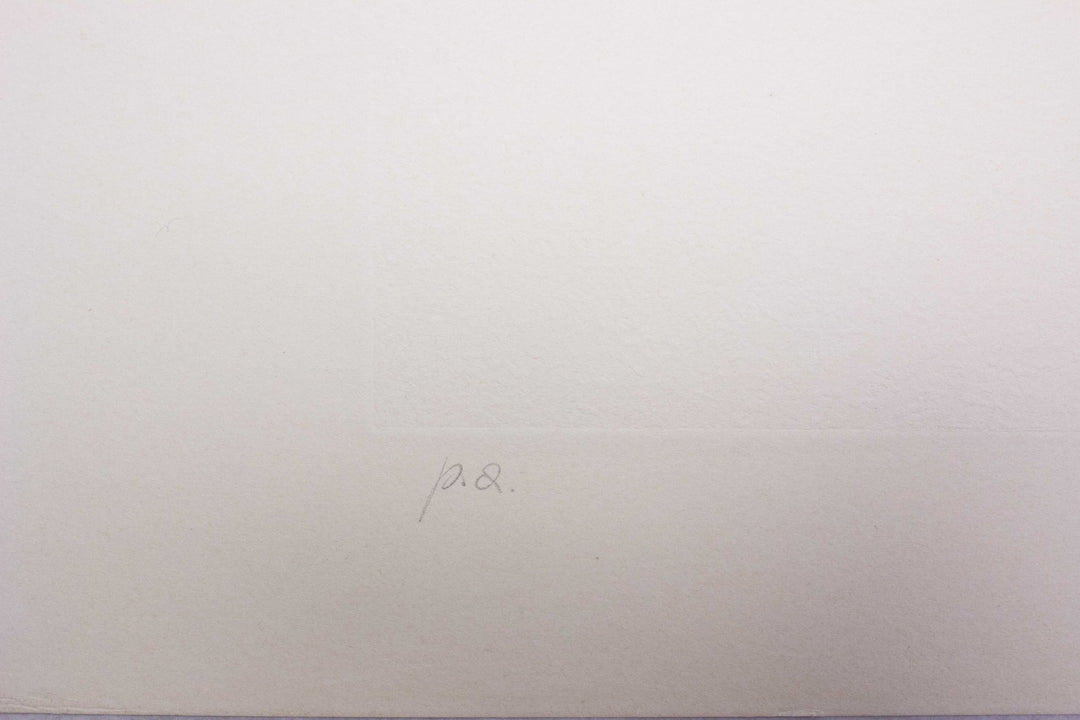 MARCHEGIANI Elio, Color Weights, 1977, Original Signed Etching