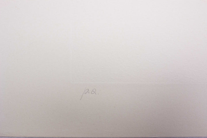 MARCHEGIANI Elio, Color Weights, 1977, Original Signed Etching