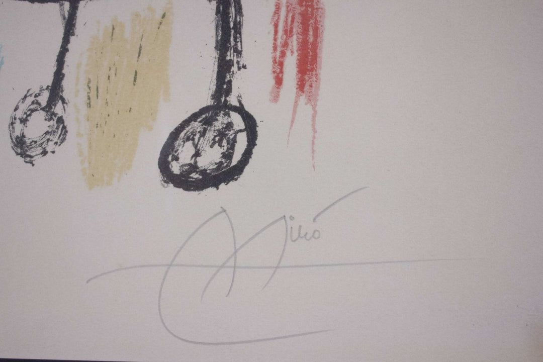 MIRÓ Joan, Sobreteixims i escultures, 1972, Litografia originale firmata - EmporiumArt