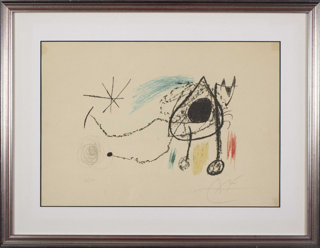 MIRÓ Joan, Sobreteixims i escultures, 1972, Litografia originale firmata - EmporiumArt