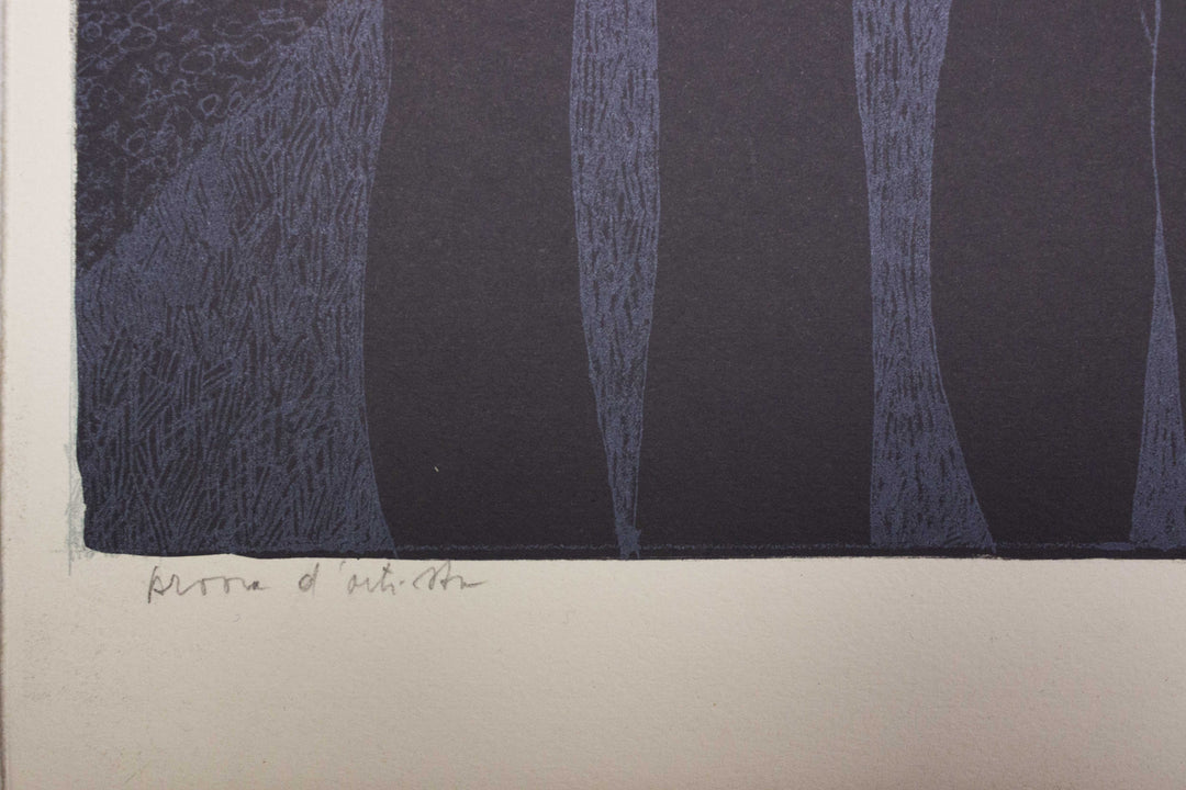 PLATTNER Karl, Las dos generaciones, 1969, Litografía original firmada