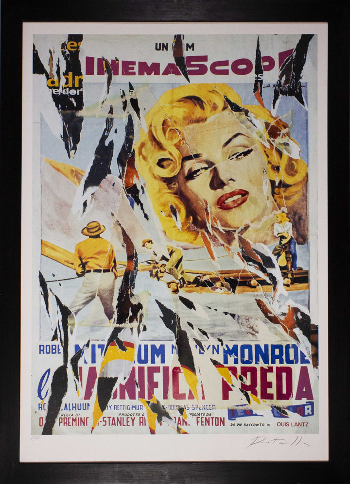 ROTELLA Mimmo, The magnificent prey, 2005, Signed serigraphy and decollage