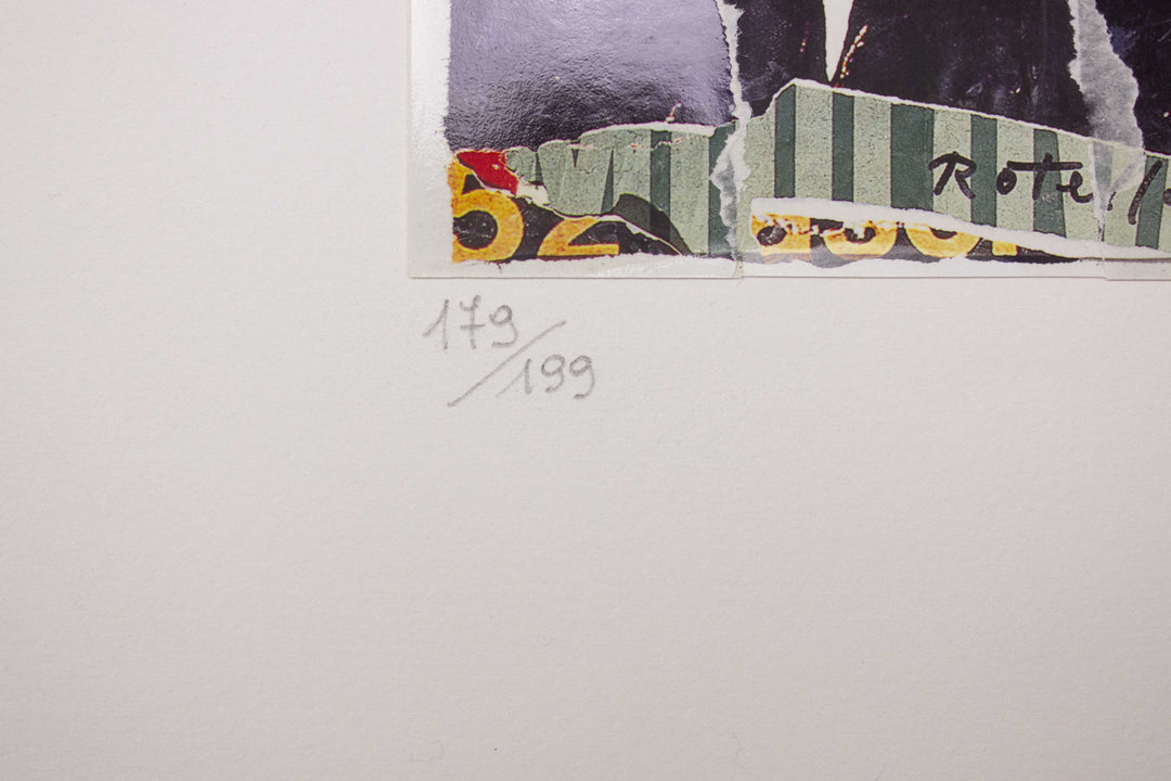 ROTELLA Mimmo, Marilyn Eternal Beauty, 2005, Screenprint and decollage signed