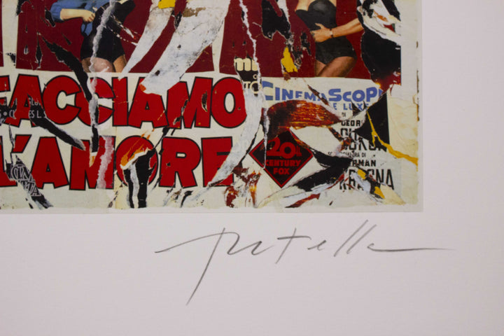 ROTELLA Mimmo, Marilyn Eternal Beauty, 2005, Screenprint and decollage signed