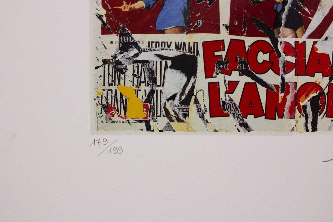 ROTELLA Mimmo, Marilyn Eternal Beauty, 2005, Screenprint and decollage signed