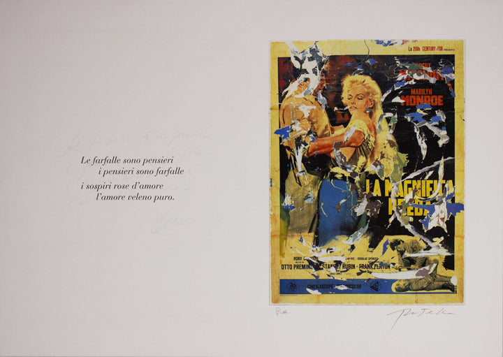 ROTELLA Mimmo, Marilyn Eternal Beauty, 2005, Screenprint and decollage signed