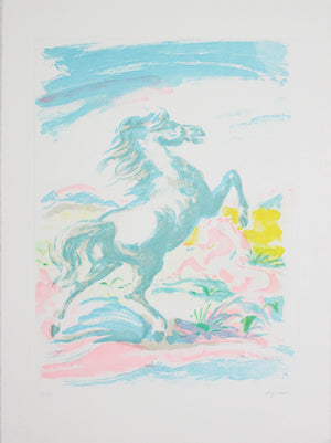 SASSU Aligi, Manuscript, 1992, Original signed etching