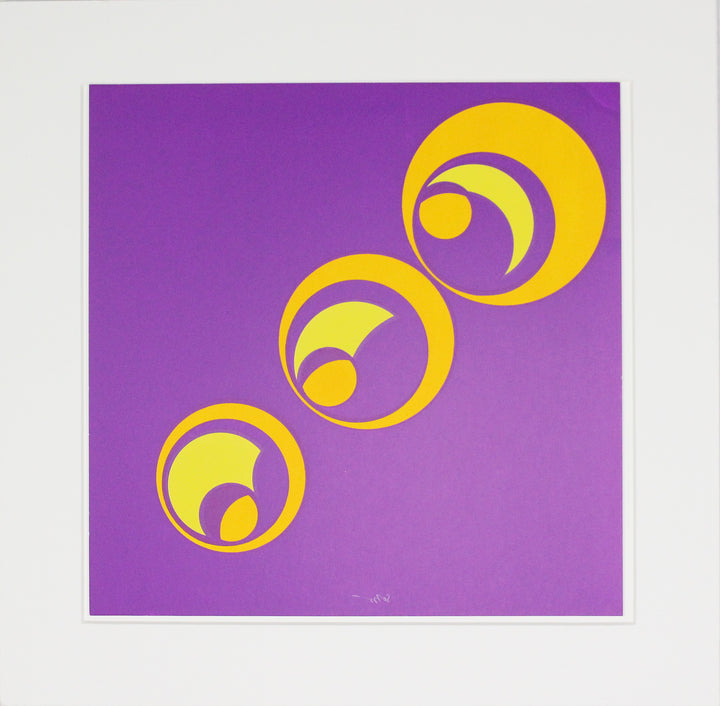 Paolo Scheggi, Serigrafia originale firmata