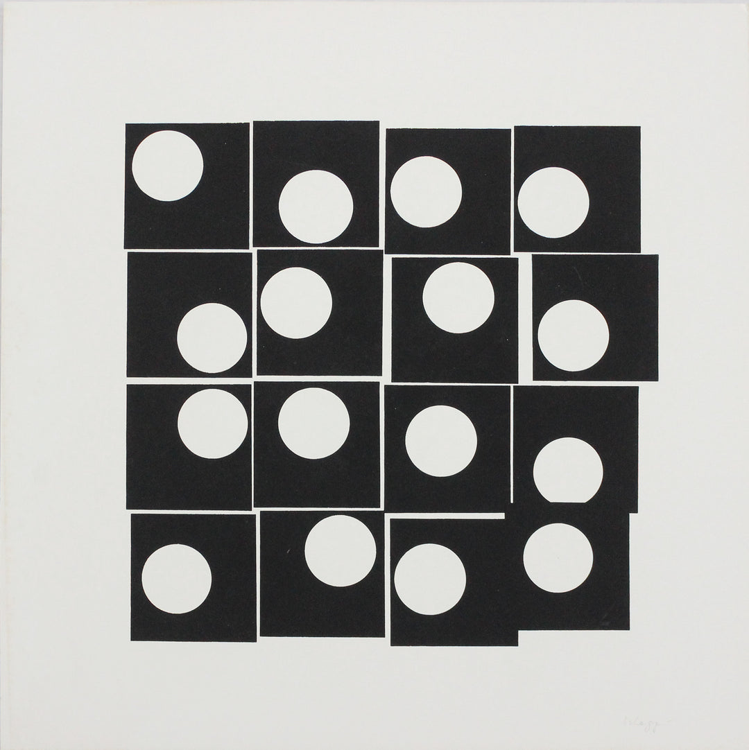 Paolo Scheggi, Serigrafia originale firmata