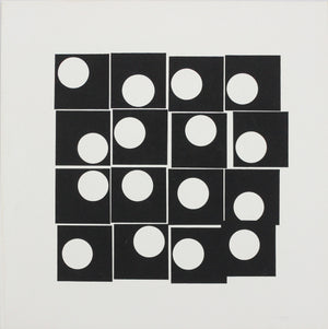 SCHEGGI Paolo, Sérigraphie originale signée, 1968
