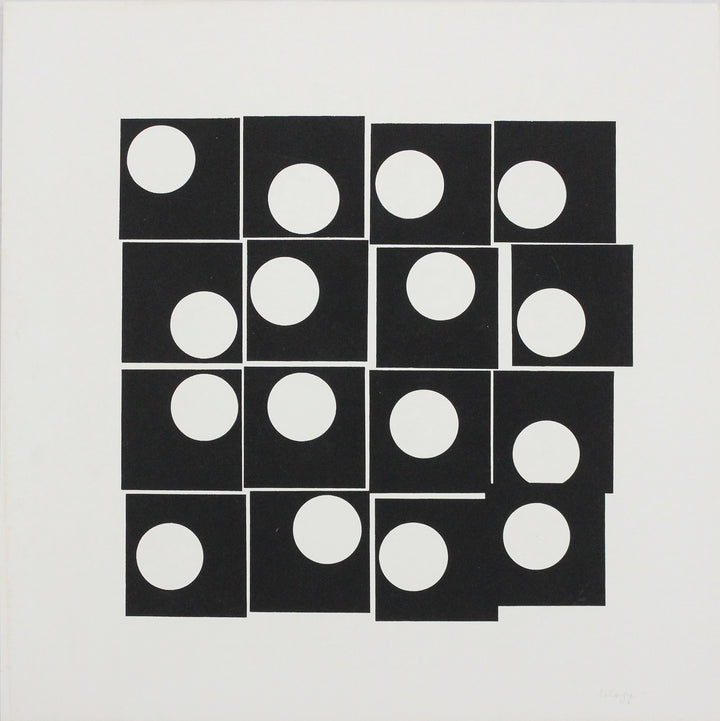 Paolo Scheggi, Serigrafia originale firmata