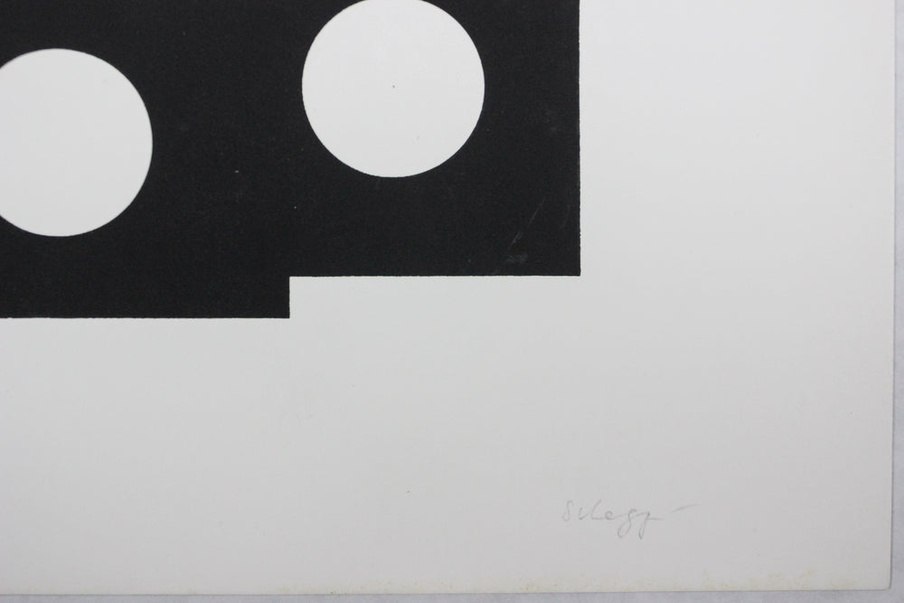 Paolo Scheggi, Serigrafia originale firmata