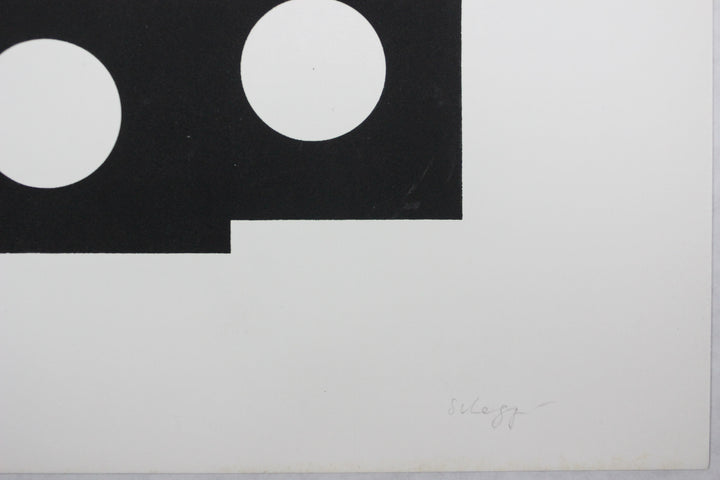 Paolo Scheggi, Serigrafia originale firmata