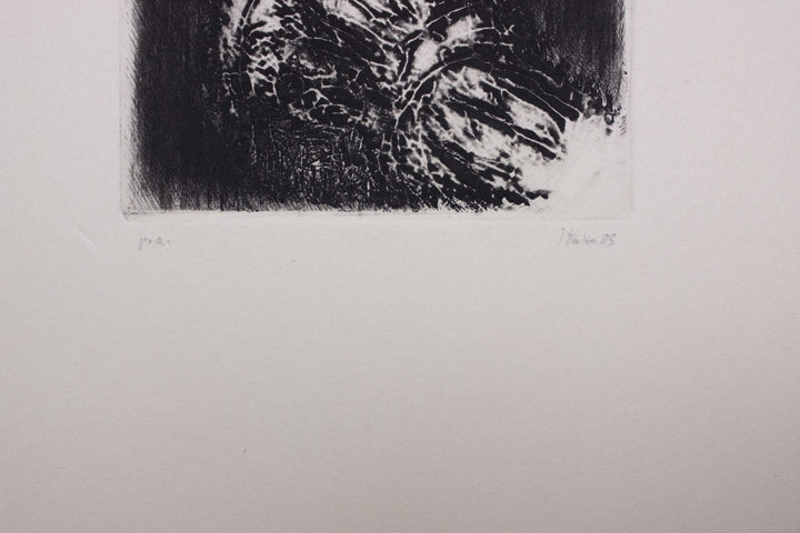 STRAZZA Guido, Signed original etching, 1985