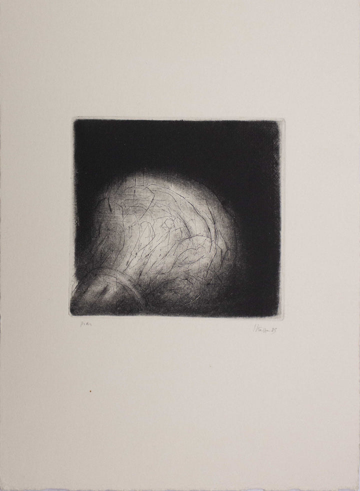 STRAZZA Guido, Signed original etching, 1985