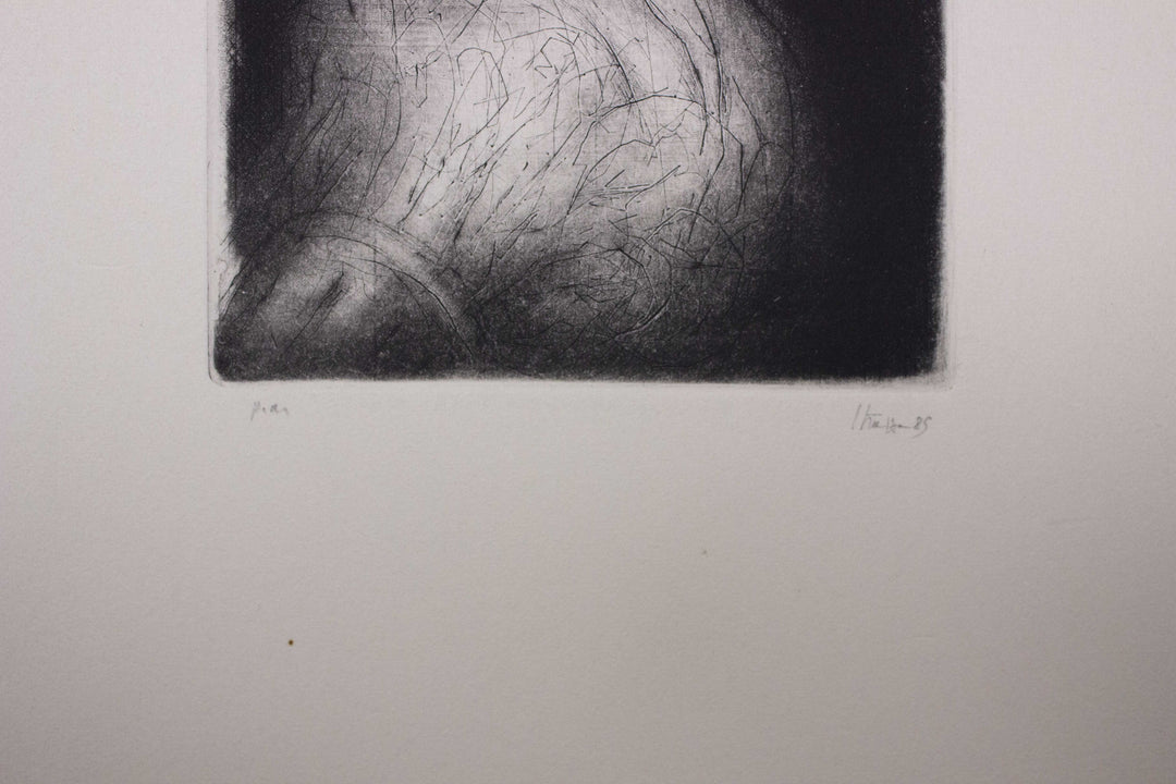 STRAZZA Guido, Signed original etching, 1985
