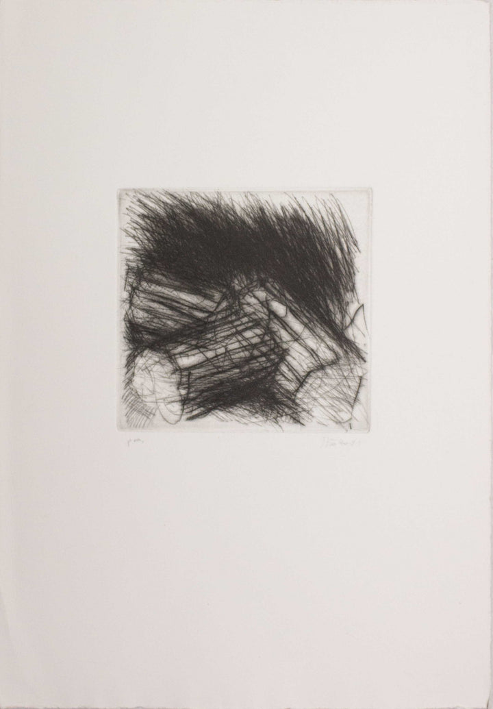 STRAZZA Guido, Signed original etching, 1985