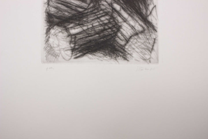 STRAZZA Guido, Signed original etching, 1985