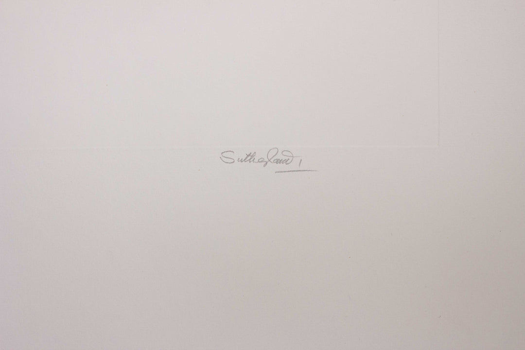 SUTHERLAND Graham, Apollinaire Orfeo, 1979, Original signed etching