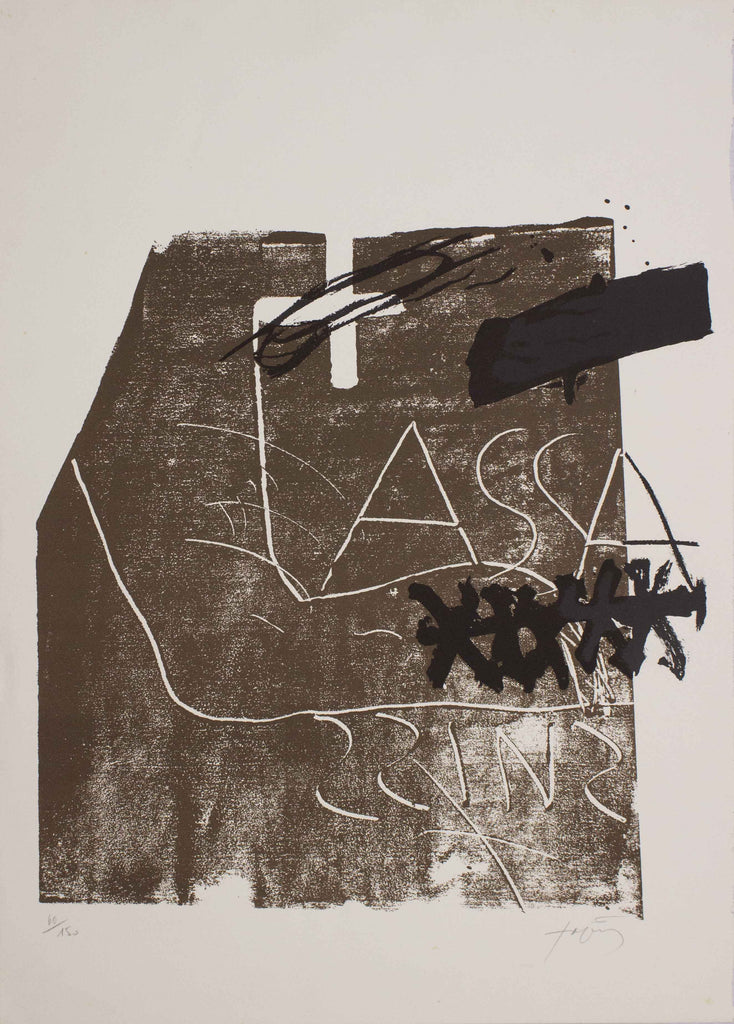 Antoni TAPIES original lithograph for sale on EmporiumArt