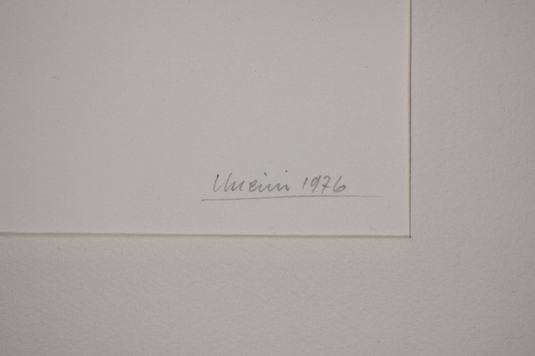 UNCINI Giuseppe, Litografia originale firmata, 1976 - EmporiumArt