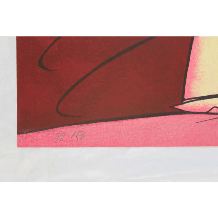 ADAMI Valerio, En solitaire, 1984, Litografia originale firmata - EmporiumArt