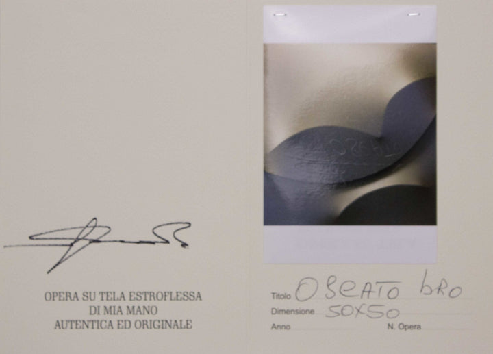 AMADIO Giuseppe, Oscato, 2017, Idropittura su tela estroflessa firmato - EmporiumArt