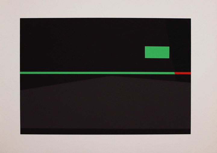 BADIALI Carla, Serigrafia originale firmata dalla cartella 'Sei fasi progressive di verticalità elastica', 1984 - EmporiumArt