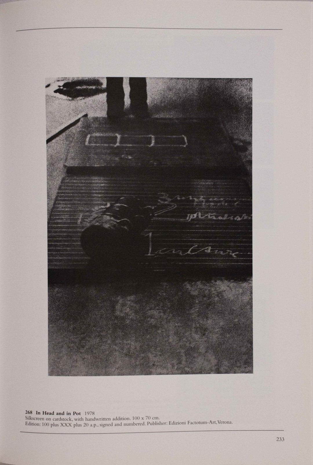 BEUYS Joseph, In head and in pot, 1978, Serigrafia su cartoncino - EmporiumArt