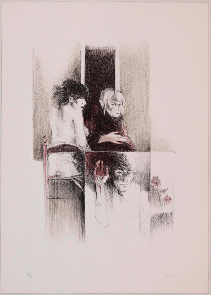 CAPPELLI Giovanni, Cronaca di città, 1976, Cartella di sei litografie - EmporiumArt