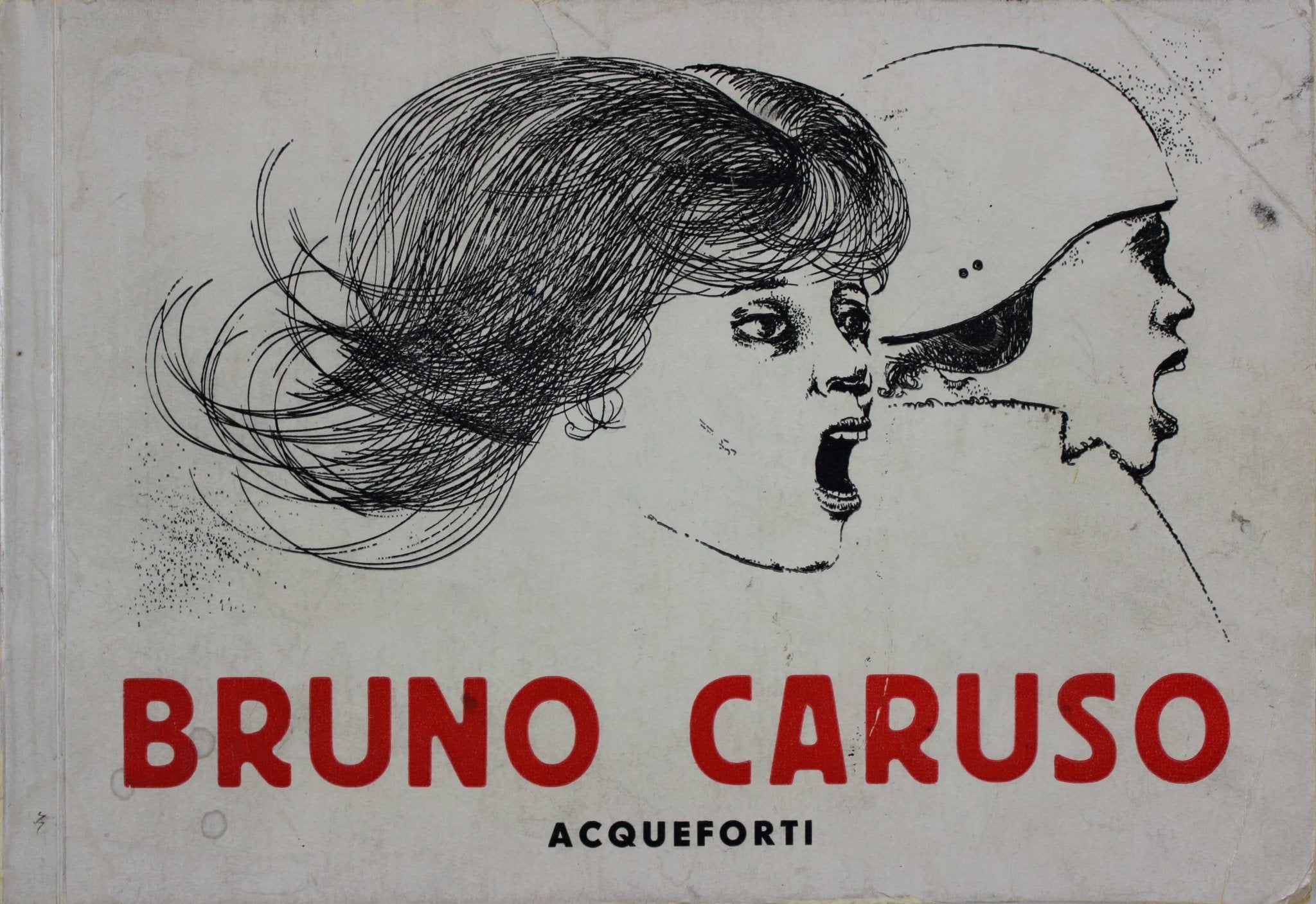 Bruno CARUSO Two weights two measures original etching for sale on