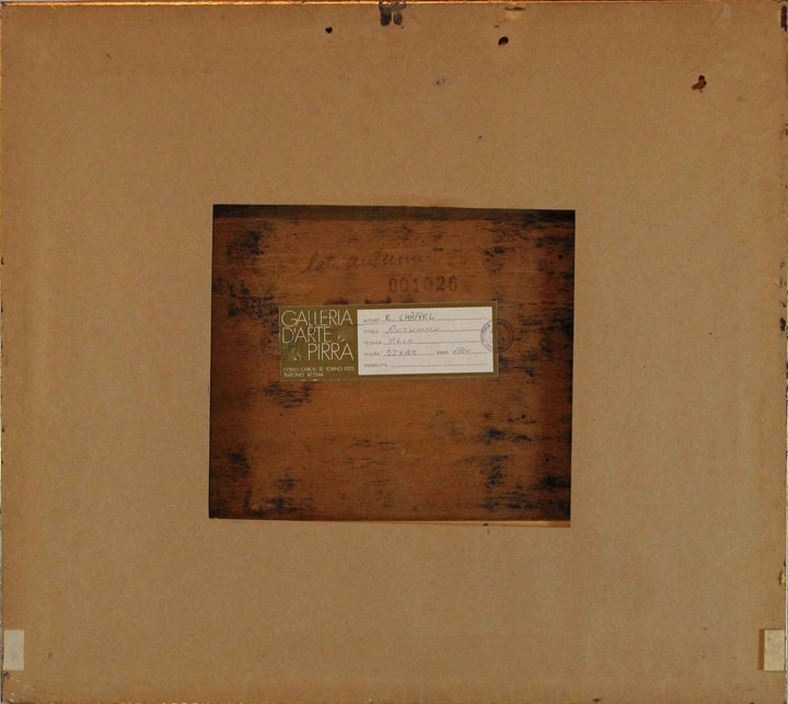 CHAPPEL Edouard, Autunno, 1910, Olio su legno firmato - EmporiumArt